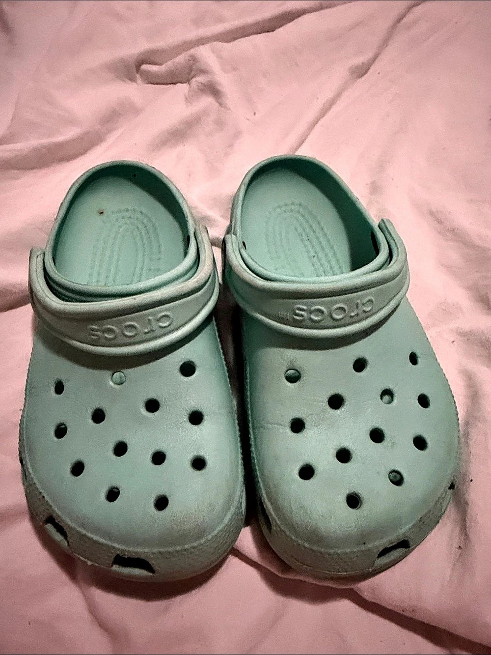 Crocs Classic Clog Kids Green Girls US 4